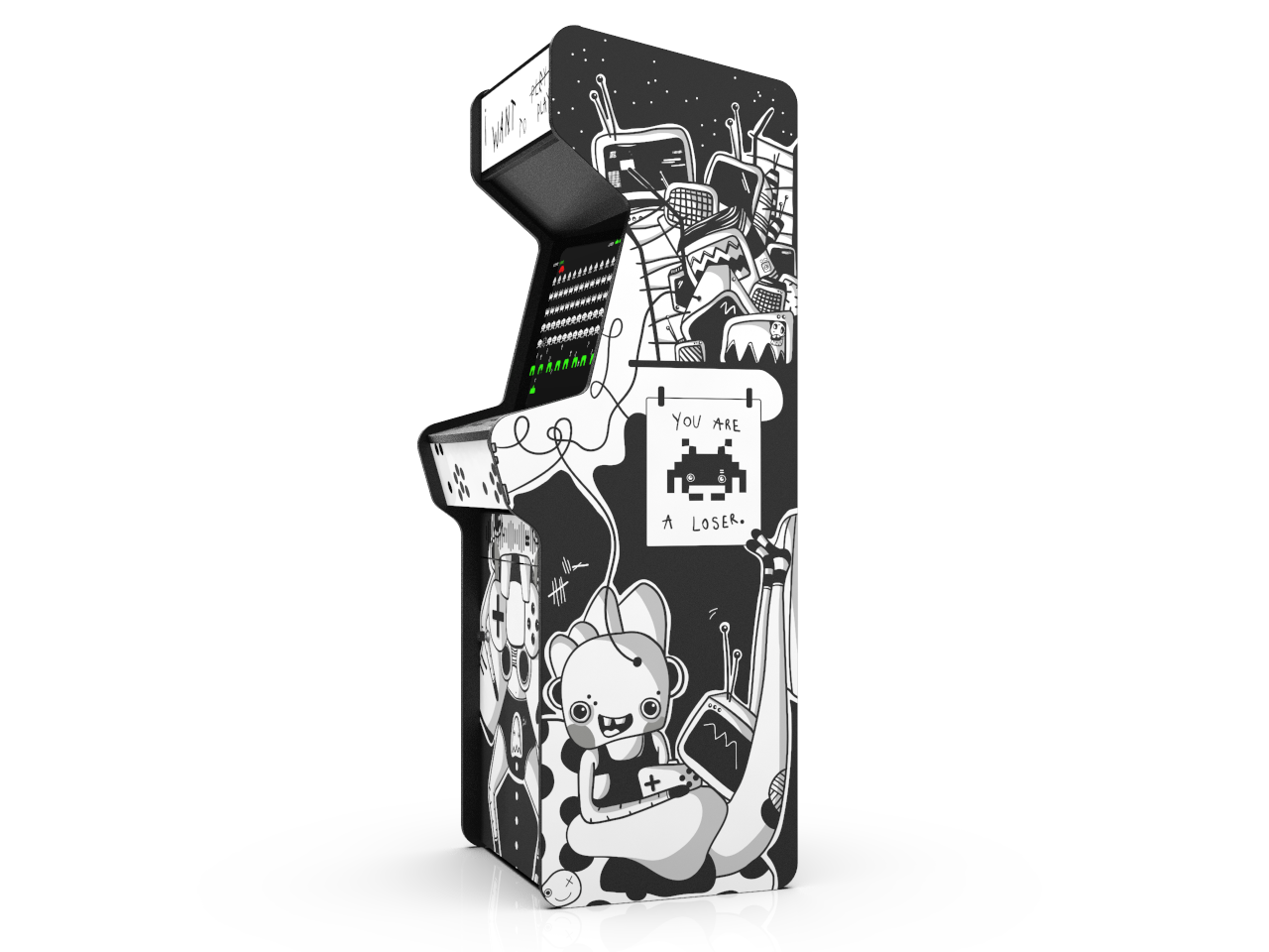 Borne arcade-for-good polka d