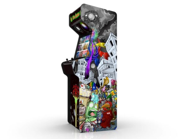 borne arcade put your quarter up nixon design droite