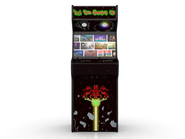 borne arcade put your quarter up nixon design face