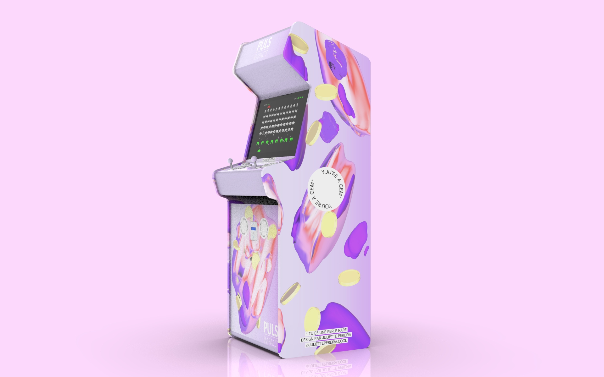 borne arcade - you are a gem - juliette pereira 2