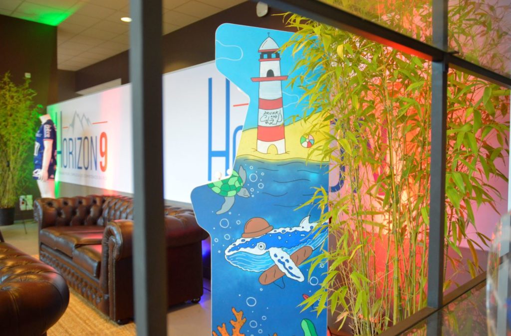 vie aquatique salon by drunk & slip - artiste borne arcade
