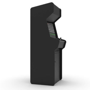 borne arcade noir minimal design gauche