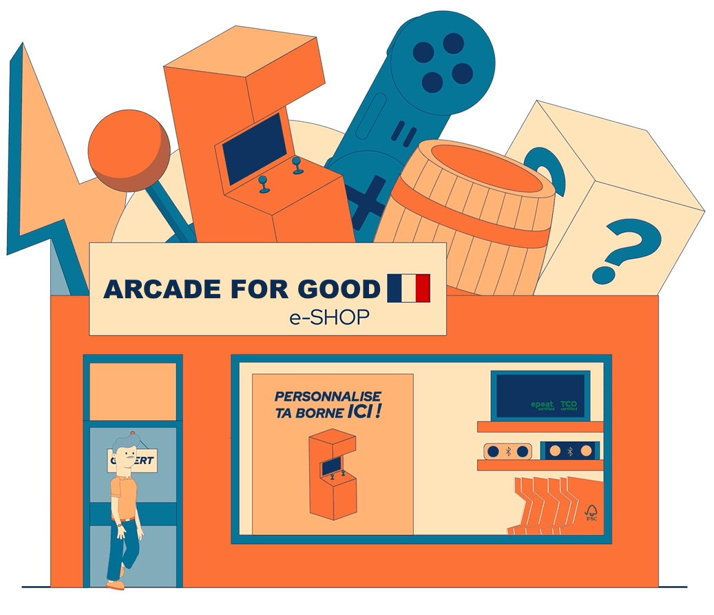 boutique en ligne eshop borne arcade