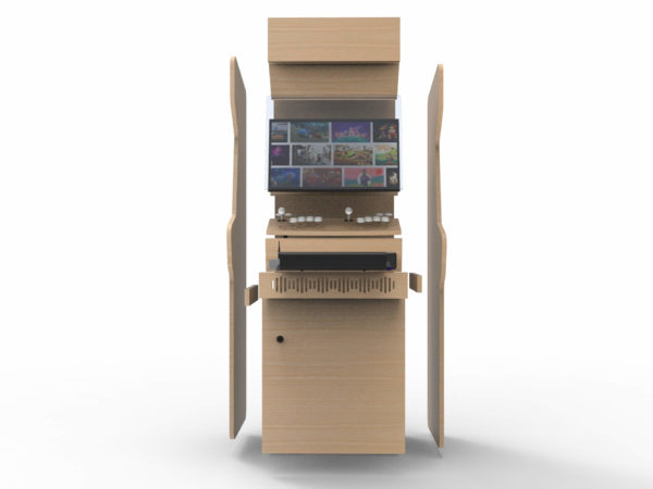 kit borne arcade bois meuble design face DIY