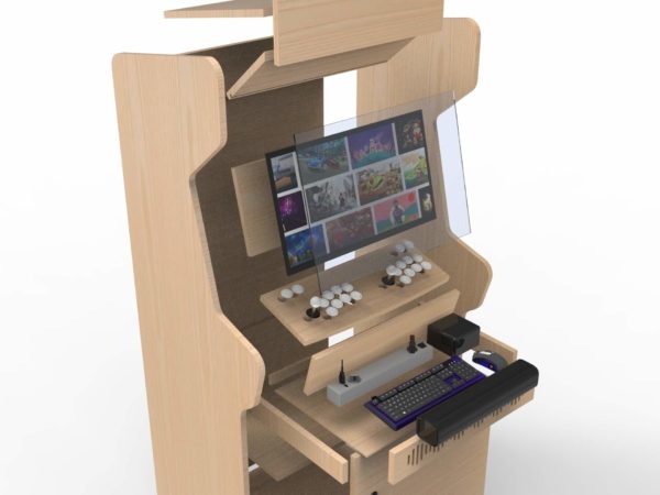 kit borne arcade bois meuble design zoom DIY