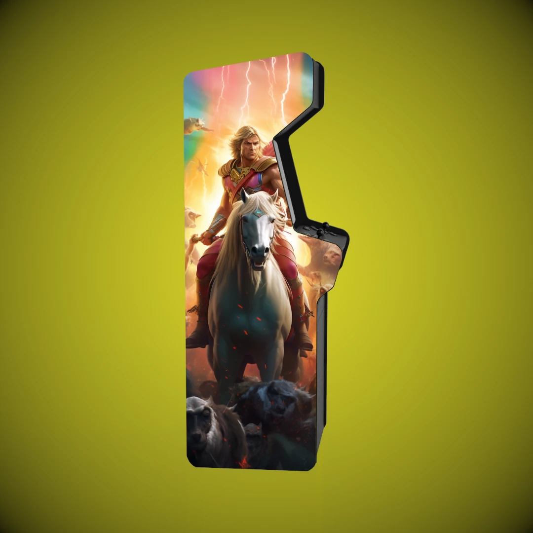 Sticker borne arcade _ Street fighter _ Ken Masters, Monde Parallèle - 1