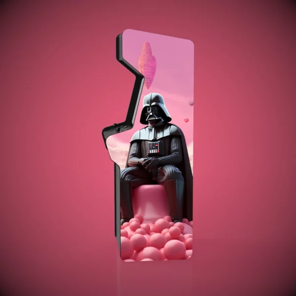 Sticker borne arcade Star Wars Dark Vador médite la vie en rose - 2