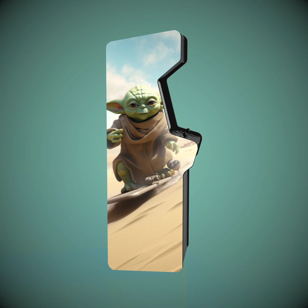 Sticker borne arcade _ Star Wars _ Yoda, Sandrace- 1