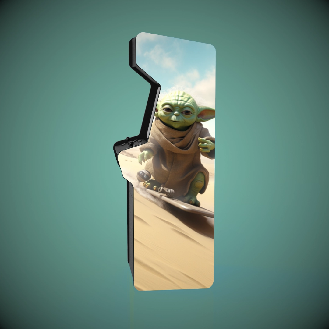 Sticker borne arcade _ Star Wars _ Yoda, Sandrace- 2