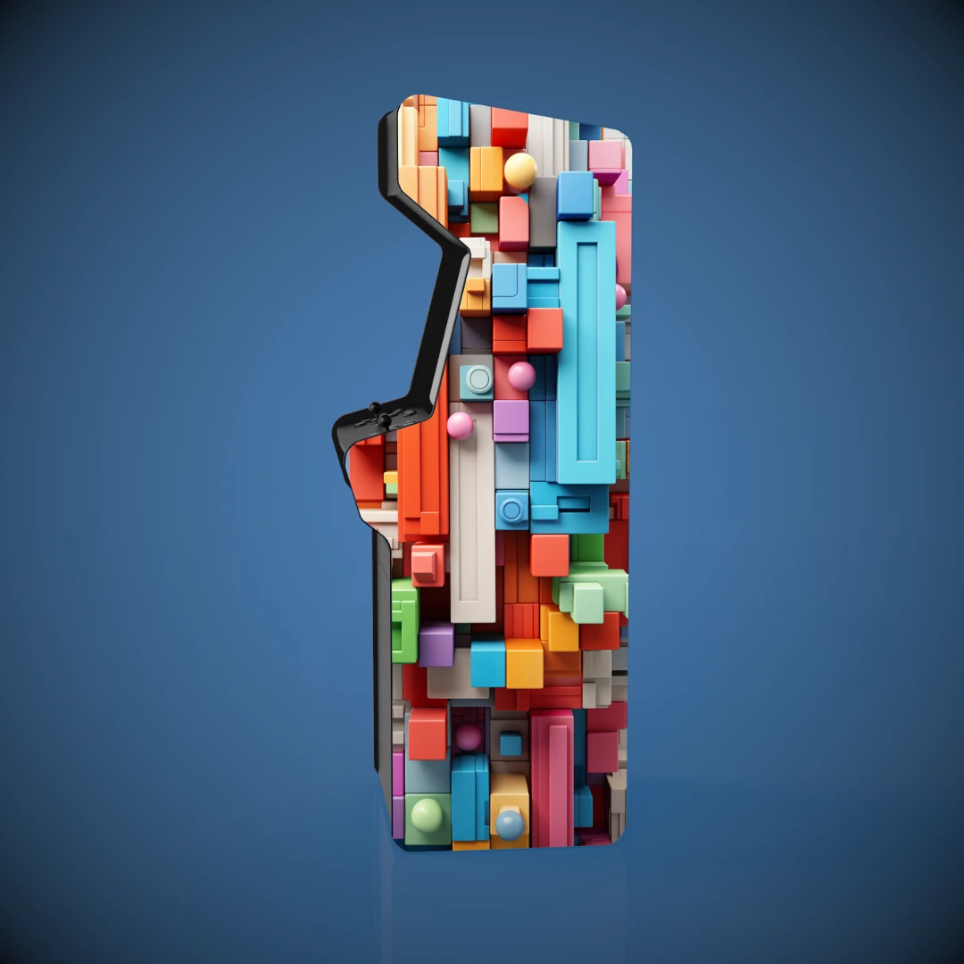 Sticker borne arcade _ Tetris _ Level X - 2 Sticker borne arcade _ Tetris _ Level X - 2