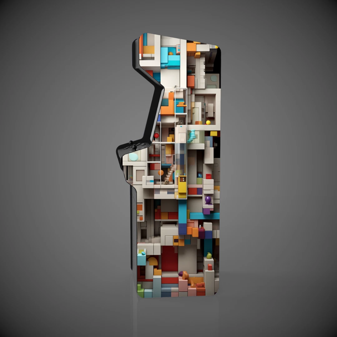 Sticker borne arcade _ Tetris _ Maison Tetris - 2